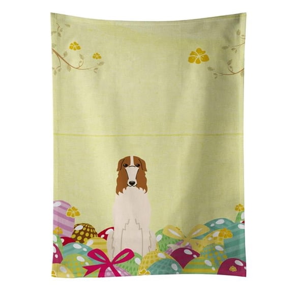 Easter Eggs Borzoi Kitchen Towel