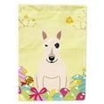 thumbnail image 1 of Easter Eggs Bull Terrier White Flag Canvas House Size, 1 of 4