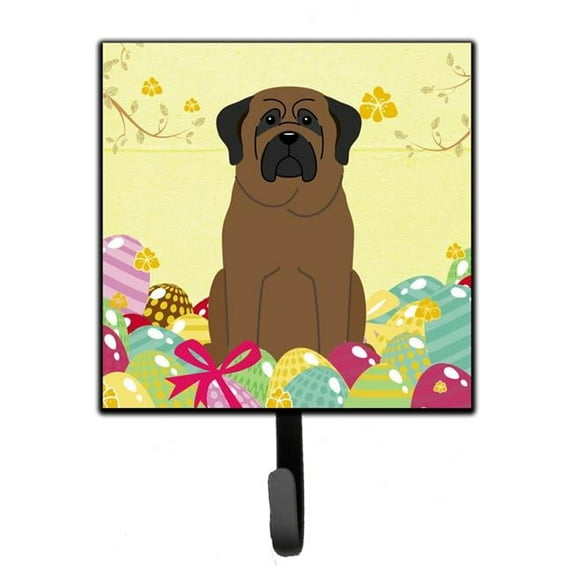 Easter Eggs Bullmastiff Leash or Key Holder