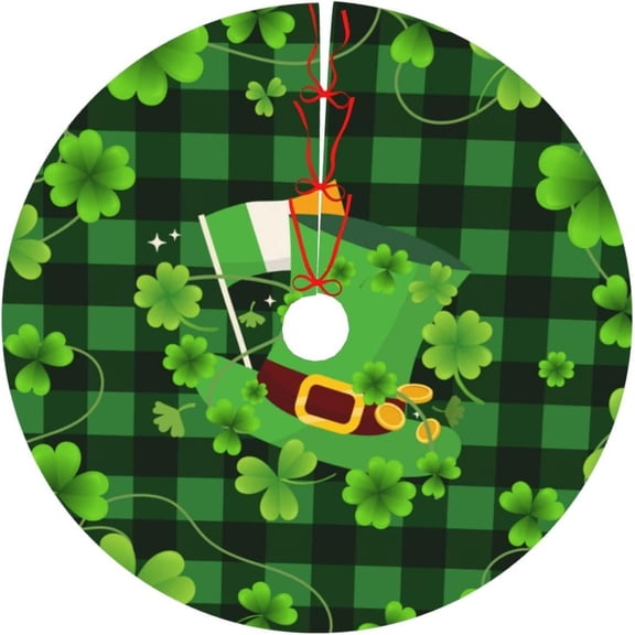 Easter Eggs Bunny Christmas Tree Skirt Happy Easter Day Tree Skirt Ornament for Easter Holiday Party Home Decoration.30