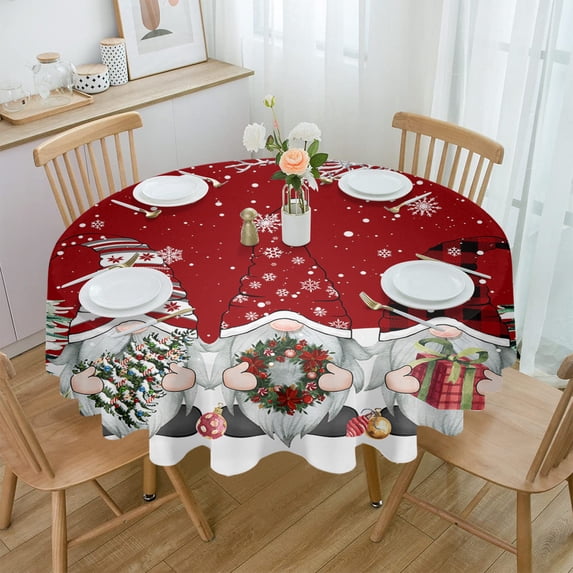 Watercolor Flowers Leaves Vintage Round Table Cloth Waterproof Wedding Holiday Tablecloth Coffee Table Decor Table Cover