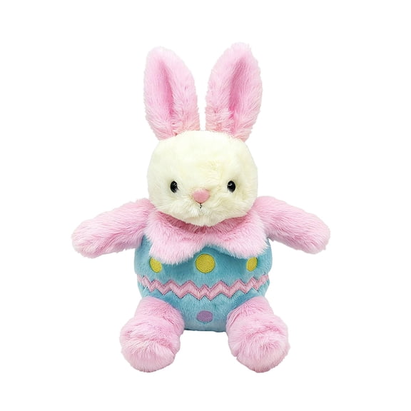 Easter Eggs Bunny Plush Toy, 9.84Inch Kawaii Soft Easter Bunny Stuffed Animals Plush Toy, Perfect Easter Basket Stuffers