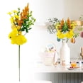 thumbnail image 1 of Easter Eggs Bunny Spray Vines, Pastel Easter Eggs Lavender Rabbit Fake Flowers Stems Easter Decorations for Spring Easter Party Home Floral Arrangement, Twig Branches for Vase Table Centerpieces, H, 1 of 5