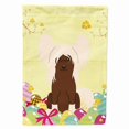thumbnail image 1 of Easter Eggs Chinese Crested Cream Flag Canvas House Size, 1 of 1