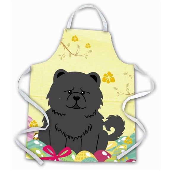 Easter Eggs Chow Chow Black Apron
