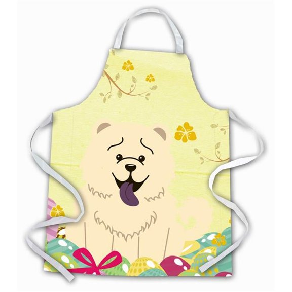 Easter Eggs Chow Chow White Apron