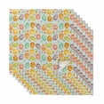 thumbnail image 1 of Easter Eggs Cloth Napkins, Colorful Eggs Spring Flowers Leaves Farmhouse Blue Washable and Reusable Dinner Napkins Set of 8, Table Napkin for Kitchen Party Birthday Wedding Hotel Housewarming 20"x20", 1 of 9