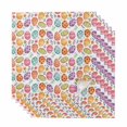 thumbnail image 1 of Easter Eggs Cloth Napkins, Colorful Eggs Spring Flowers Leaves Garden Plants Washable and Reusable Dinner Napkins Set of 6, Table Napkin for Kitchen Party Birthday Wedding Hotel Housewarming 20"x20", 1 of 9