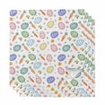 thumbnail image 1 of Easter Eggs Cloth Napkins, Spring Carrots Botanical Flowers Butterfly Washable and Reusable Dinner Napkins Set of 4, Table Napkin for Kitchen Party Birthday Wedding Hotel Housewarming 20"x20", 1 of 9