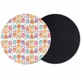 thumbnail image 1 of Easter Eggs Coasters Set of 2, Absorbent Coasters for Drinks, Colorful Eggs Spring Flowers Leaves Garden Plants Coaster for Desk Coffee Table Protection, Home Decor House Warming Gifts 4", 1 of 8