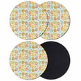 thumbnail image 1 of Easter Eggs Coasters Set of 4, Absorbent Coasters for Drinks, Colorful Eggs Spring Flowers Leaves Farmhouse Blue Coaster for Desk Coffee Table Protection, Home Decor House Warming Gifts 4", 1 of 8