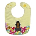 thumbnail image 1 of Easter Eggs Cocker Spaniel Black Tan Baby Bib, 1 of 1