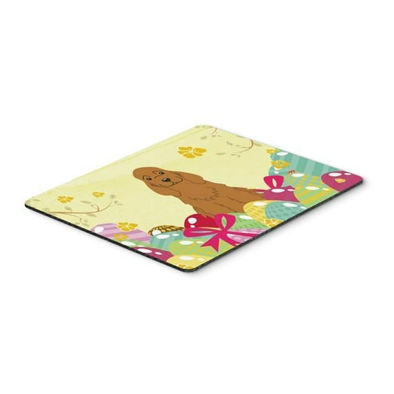 Easter Eggs Cocker Spaniel Red Mouse Pad, Hot Pad or Trivet