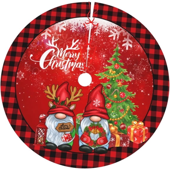 Easter Eggs Colorful Flowers 36 Inch Christmas Tree Skirt Round Winter Snow Suitable for Christmas Xmas Halloween Holiday Party Decor Decoration Occasion