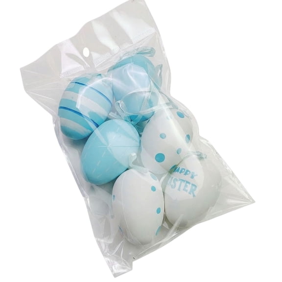 Easter Eggs Coloring Kit, Easter Eggs | Hand-Drawn DIY Paintable Eggs for Kids, Creative Art Craft Activity Set, Includes 12 Large Plastic Eggs and Painting Tools