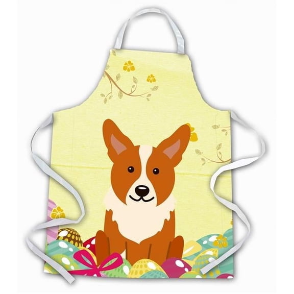 Easter Eggs Corgi Apron