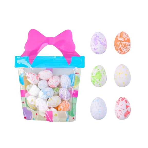 Easter Eggs, DIY Foam Easter Decorations, Colorful Polka Dot Small Artificial Eggs for Holiday Party Favors, Egg Garland Crafting, Festive Celebration Supplies