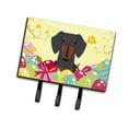 thumbnail image 1 of Easter Eggs Dachshund Black Tan Leash or Key Holder, 1 of 1