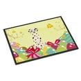 thumbnail image 1 of Easter Eggs Dalmatian Door Mat, 1 of 2