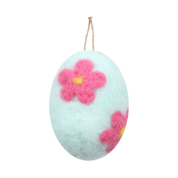 Easter Eggs Decorations Felt Easter Eggs Crafts for Small Tree Basket Decor Party Favors DIY Supplies Home - (F)