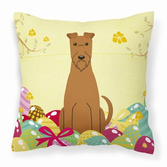 Easter Eggs Design Dog Art Fabric Decorative Pillow