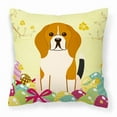 thumbnail image 1 of Easter Eggs Design Dog Art Fabric Decorative Pillow, 1 of 4