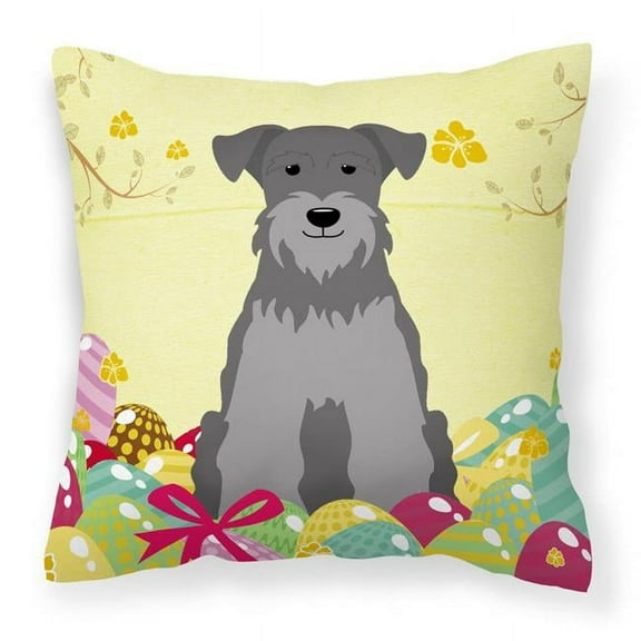 Easter Eggs Design Dog Art Fabric Decorative Pillow
