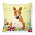 thumbnail image 1 of Easter Eggs Design Dog Art Fabric Decorative Pillow, 1 of 4