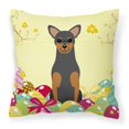 thumbnail image 1 of Easter Eggs Design Dog Art Fabric Decorative Pillow, 1 of 4