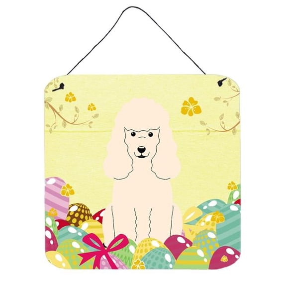 Easter Eggs Design with Dog Wall or Door Hanging Prints