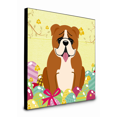 thumbnail image 1 of Carolines Treasures BB6120UP88 Easter Eggs English Bulldog Red White Artwork Wall Panel, , multicolor, 1 of 1