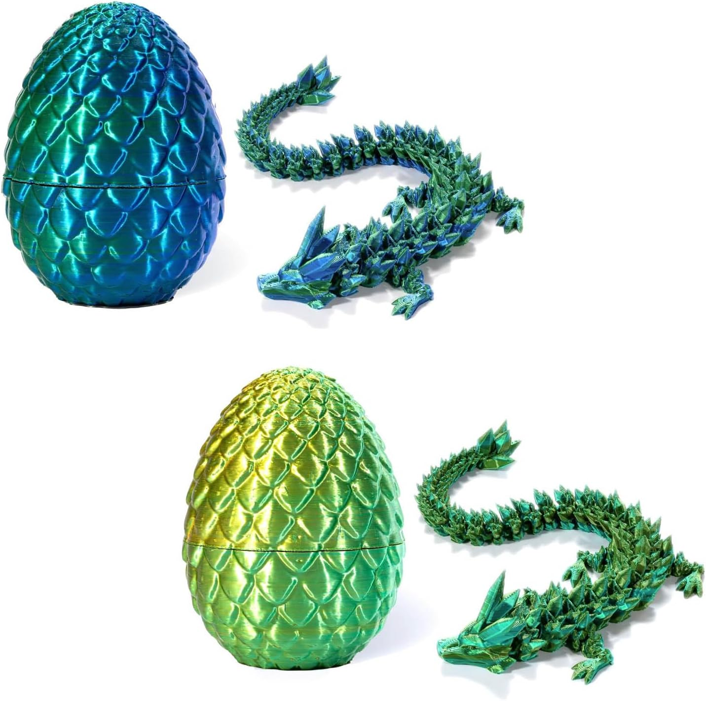 Easter Eggs, Dragon Egg, 3D Printed Crystal Dragon Fidget Toys with ...