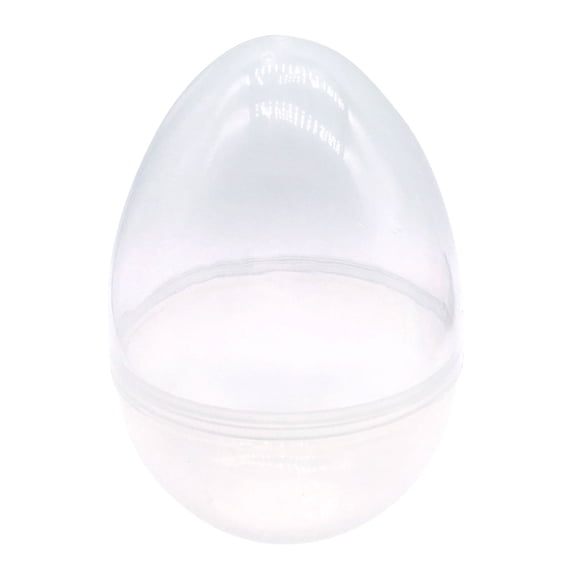Easter Eggs Empty Transparent Easter Eggs Large Fillable Easter Egg For Decor and Baskets Giant Easter Egg Clear 3.5*2.8*2.8 In