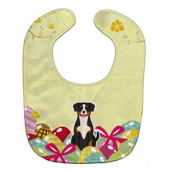 Easter Eggs Entlebucher Baby Bib