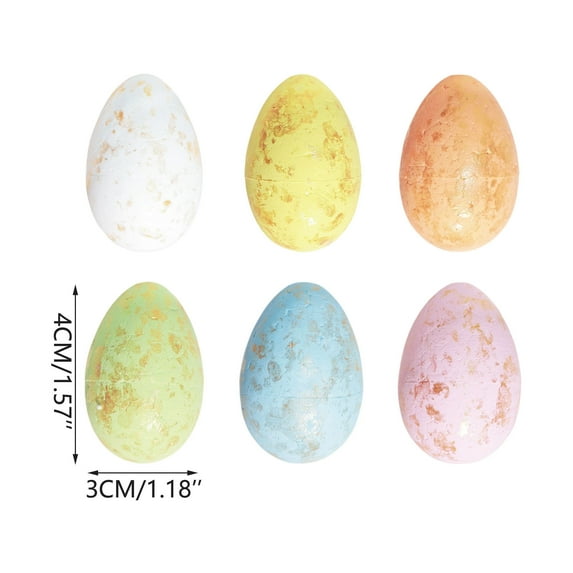 Easter Eggs Fake Chicken Eggs Easter Decor Farmhouse Spring Decorations for Vintage Home Table DIY Craft