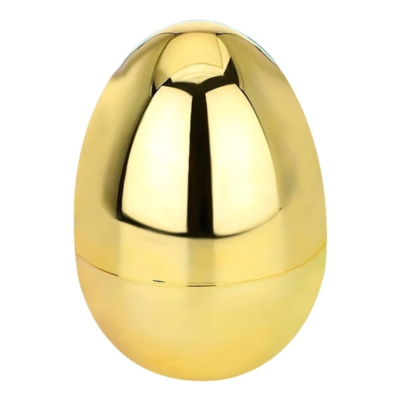 Easter Eggs Fillable Metallic Large 5.9 Inch Tall Plastic Surprise Eggs, Durable Easter Themed Hunt Rewards Basket Stuffers Fillers Filling Treats Party Favor Prize Supplies, 1Pc(Gold,3x3x5.9")