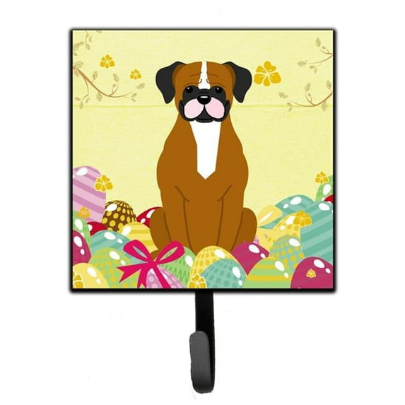 Easter Eggs Flashy Fawn Boxer Leash or Key Holder