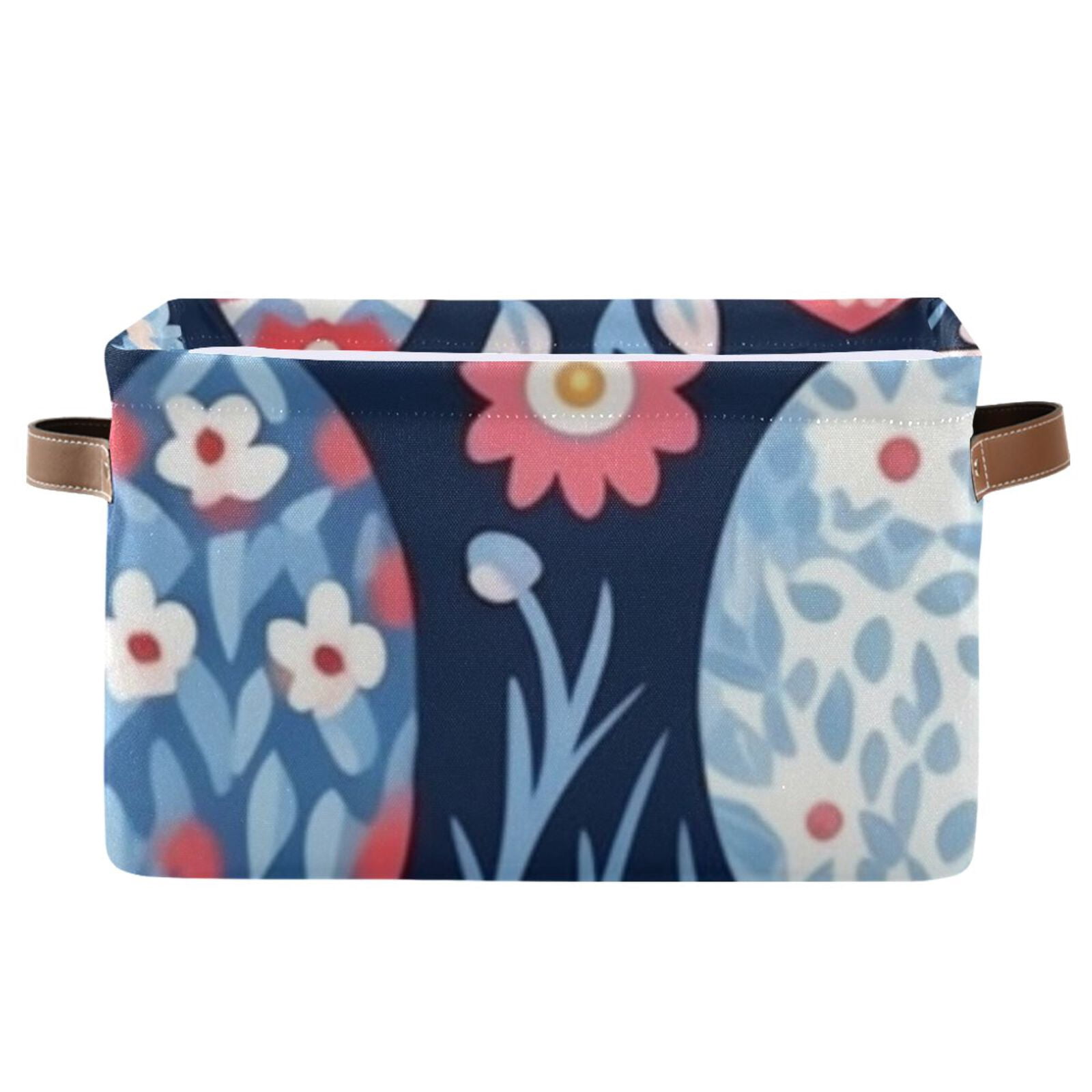 Easter Eggs Flowers Leaves Storage Bins Baskets With Handles Storage Box Clothes Organizer Organization Toys