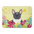 thumbnail image 1 of Easter Eggs French Bulldog Black White Machine Washable Memory Foam Mat, 1 of 4