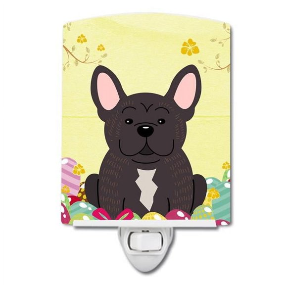 Easter Eggs French Bulldog Brindle Ceramic Night Light