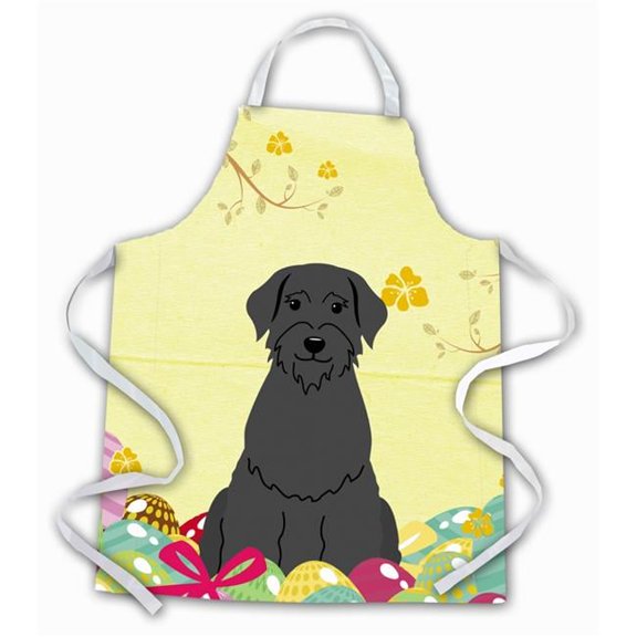Easter Eggs Giant Schnauzer Apron