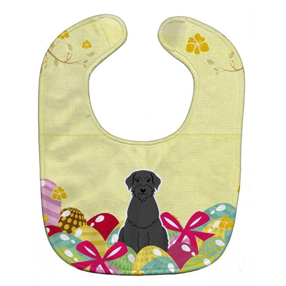 Easter Eggs Giant Schnauzer Baby Bib