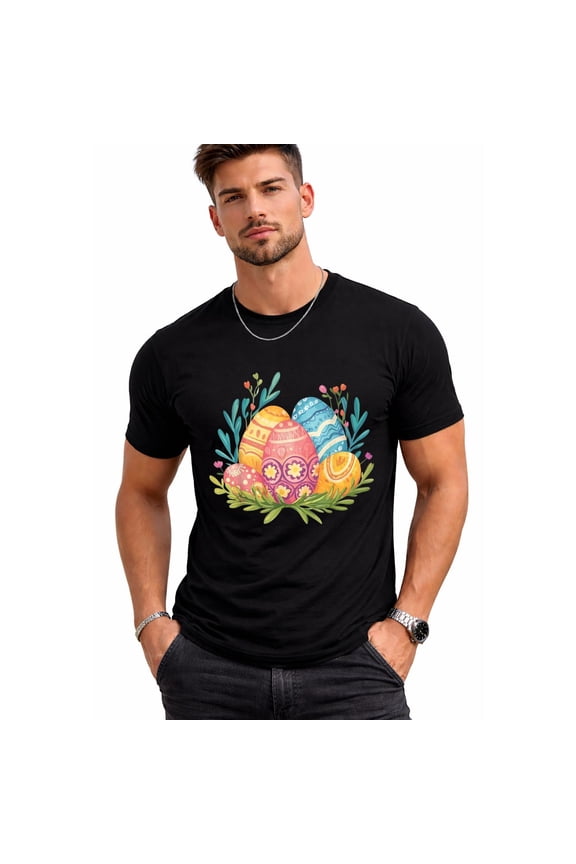 Easter Eggs Graphic Mens T-Shirt