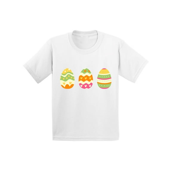 Easter Eggs Graphic T-Shirt for Kids 3 Years Old Easter Toddler Shirts Celebration Outfit for Boys Girls 2T 4T 5T 6T