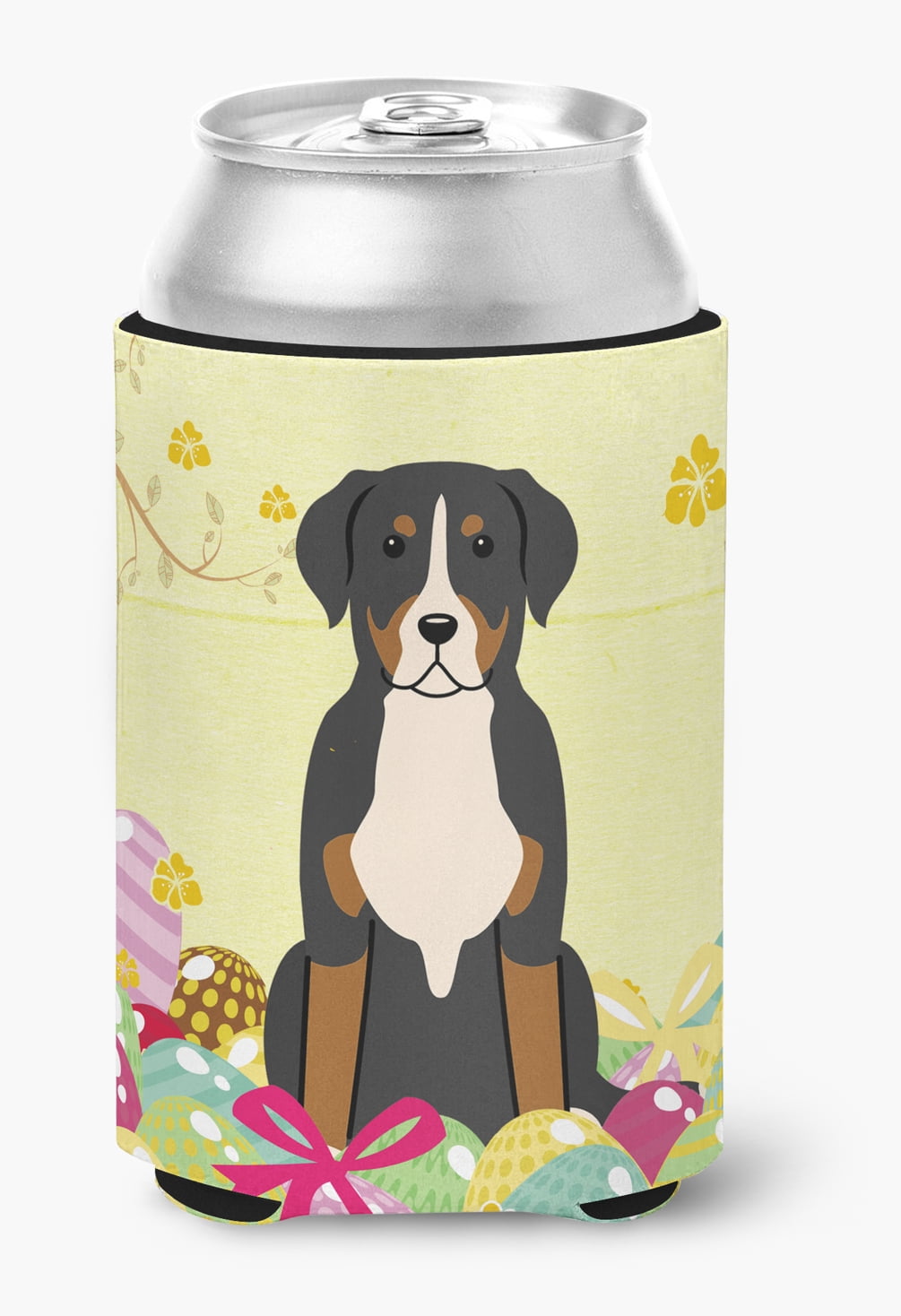 Easter Eggs Greater Swiss Mountain Dog Can or Bottle Hugger