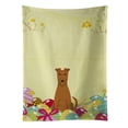 thumbnail image 1 of Easter Eggs Irish Terrier Kitchen Towel, 1 of 1