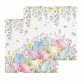 thumbnail image 1 of Easter Eggs Kitchen Dish Towels for Drying Dishes Set of 2, Country Wildflower Spring Watercolor Botanical Waffle Weave Microfiber Hand Tea Bathroom Towels Quick Dry & Absorbent Towel 12x12, 1 of 7