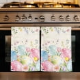 thumbnail image 1 of Easter Eggs Kitchen Towels Set of 2, Spring Daisy Eucalyptus Leaves Vintage Absorbent Dish Towels for Kitchen, Microfiber Hand Towel, Quick Drying Tea Towel for Cleaning Decorative Dishcloths, 1 of 7