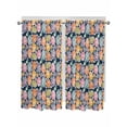 thumbnail image 1 of Easter Eggs Living Room Curtains 2 Panel, Colorful Eggs Spring Flowers Leaves Farm Navy Blue Cafe Window Treatment, Extra Long Farmhouse Bedroom Bathroom Kitchen Curtains Drapes 104"x72", 1 of 6