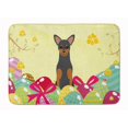 thumbnail image 1 of Easter Eggs Manchester Terrier Machine Washable Memory Foam Mat, 1 of 1